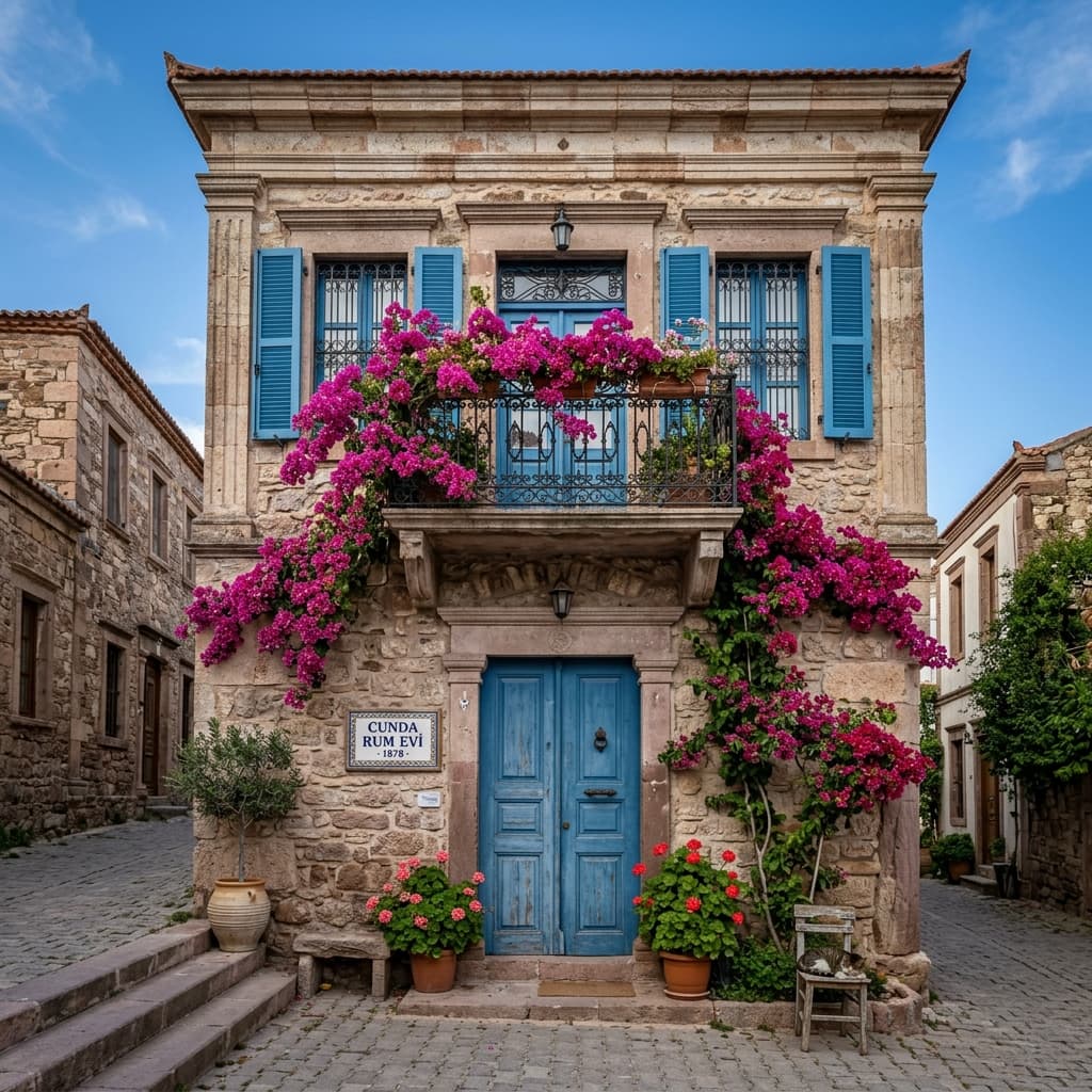 Cunda Adası Rum Evleri ve Tarihi Dokusu